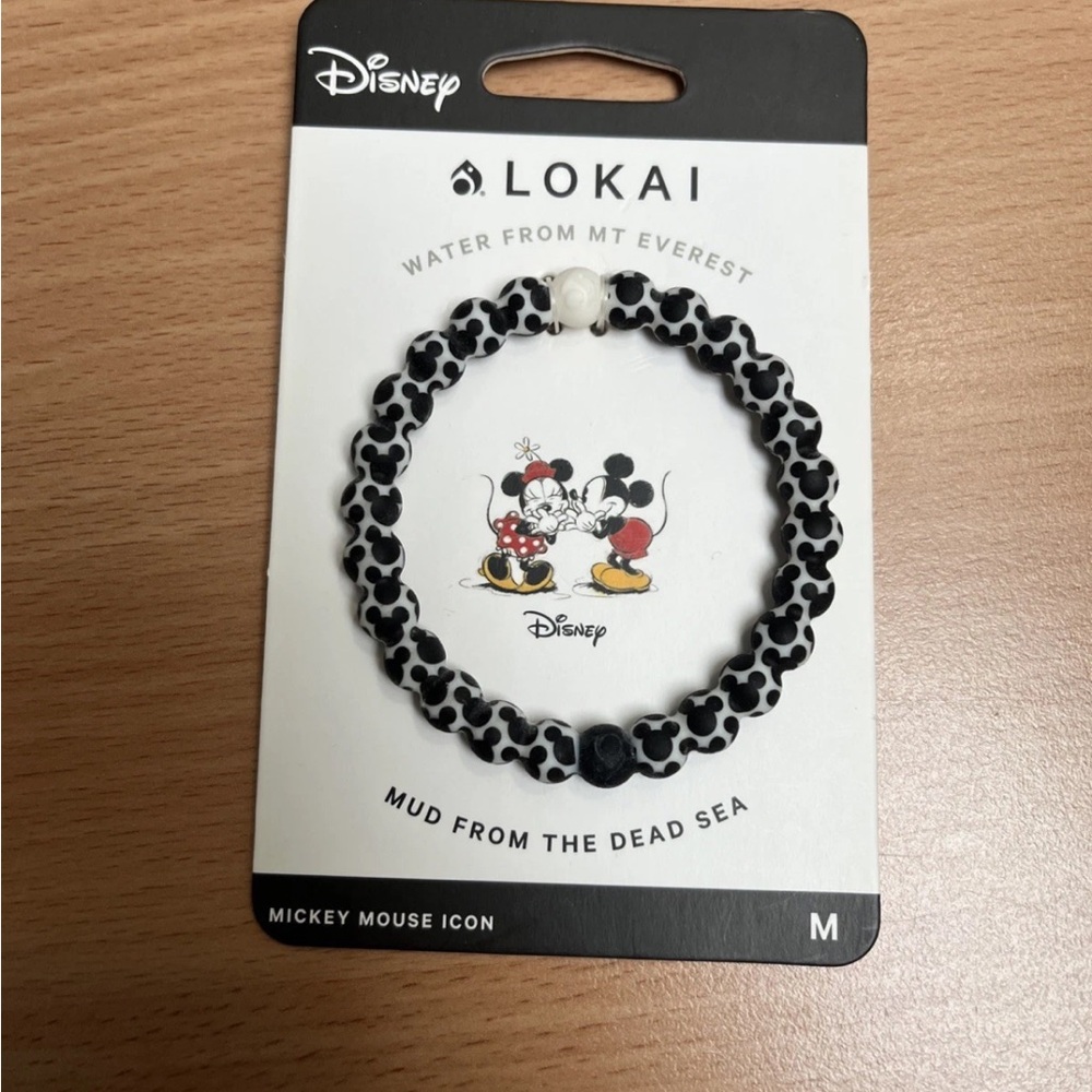 Lokai Black and White Beaded Jewelry Bracelet